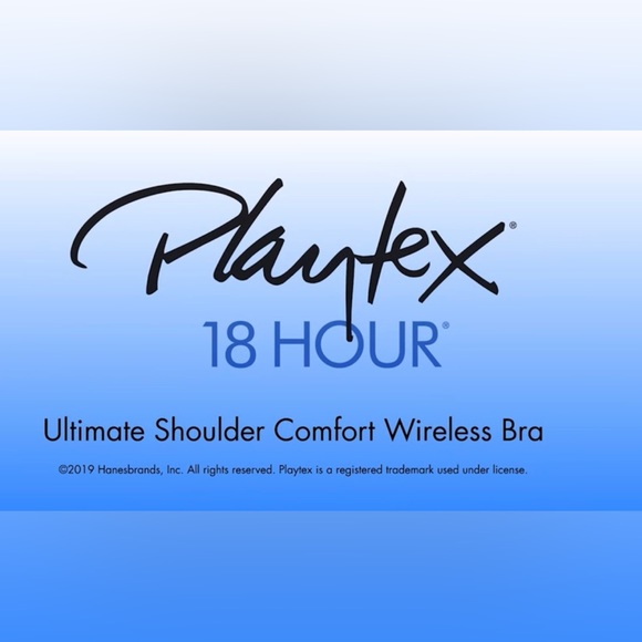 🆕 Playtex 36D 18 HR Ultimate Comfort Strap Wireless Full Figure Bra Color:Blush - Picture 9 of 11